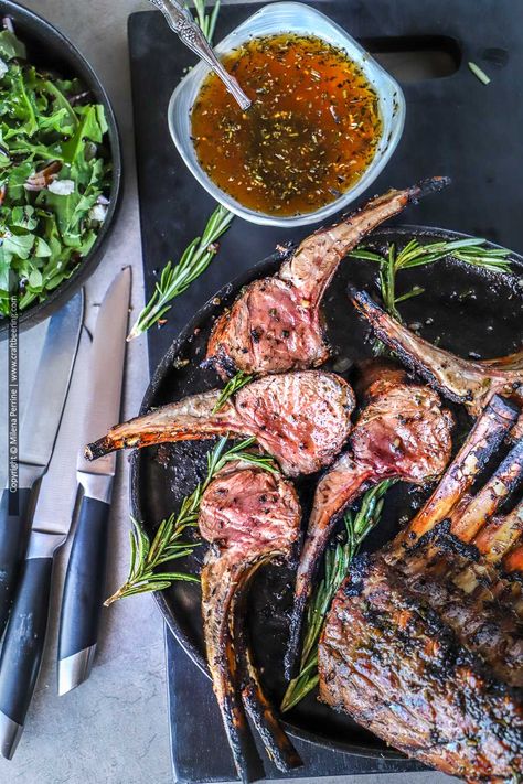 Lamb Dry Rub Recipe, French Lamb Rack Recipes, French Rack Of Lamb Recipes, Rack Of Lamb Recipes Grilled, Grilled Rack Of Lamb Recipes, Sauces For Lamb, Rack Of Lamb Marinade, Rack Of Lamb Recipes, Lamb Rib Chops