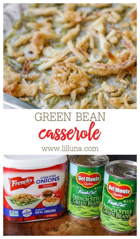 Best Green Bean Casserole, Classic Green Bean Casserole, Green Bean Casserole Recipe, Green Bean Casserole Easy, Easy Green Beans, Thanksgiving Food Sides, Greenbean Casserole Recipe, Thanksgiving Cooking, Thanksgiving Recipes Side Dishes