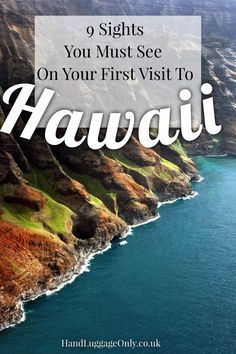 9 Sights In Hawaii You Must See On Your First Visit (8) Hawaii Travel Guide, Visit Hawaii, Hawaii Honeymoon, Hawaiian Vacation, Text Overlay, Hawaii Vacation, Pearl Harbor, Rental Properties, South Pacific