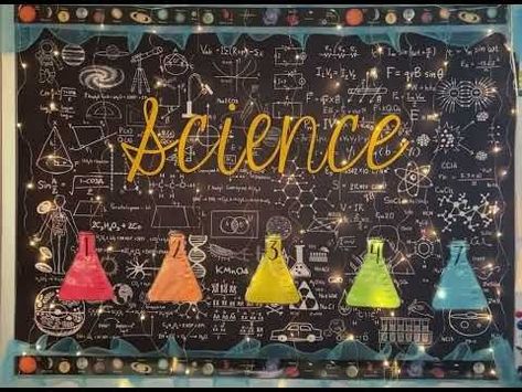 Science Classroom Decor ideas for the middle school classroom. Thrifty ways to brighten a space and create an inviting place to learn. Eye-catching bulletin boards and wall decor for science teachers. High School Bulletin Board Ideas, Science Classroom Decor, School Bulletin Board Ideas, High School Bulletin Boards, Classroom Decor Ideas, Science Classroom Decorations, Bulletin Board Ideas, Middle School Classroom, School Bulletin Boards