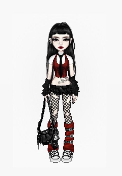 Cybergoth Outfits, Wwe Outfits, Everskies Fits, Outfit Grunge, Everskies Outfits, New York Fits, Goth Look, Alt Outfits, Model Outfit