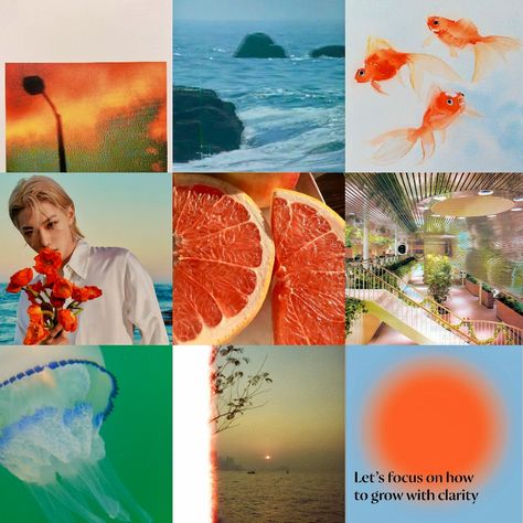 moodboard aesthetic collage edit kpop edit picsart skz stray kids felix lee yongbok summer mediterranean sun blue beach orange flower orange sea ocean Orange And Blue Moodboard, Skz Moodboard, Orange Moodboard, Summer Mediterranean, Lee Yongbok, Moodboard Ideas, Flower Orange, Oc Stuff, Felix Lee