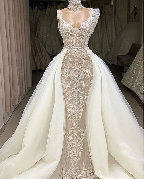 Wedding Dresses Boho, Boda Mexicana, Most Beautiful Wedding Dresses, Most Beautiful Wedding, Dresses Boho, Lace Mermaid, Lace Mermaid Wedding Dress, Beautiful Wedding Dresses, Prom Party Dresses