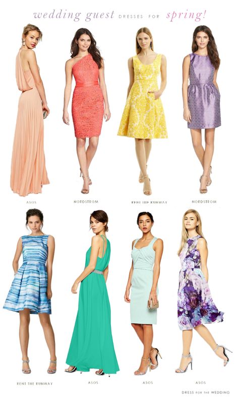 Dresses for Wedding Guests for Spring 2015. My picks for spring wedding guest attire for women. Florals, prints, and maxi dresses in pastel colors, find the perfect thing to wear to a spring wedding. @dressforwedding Pastel Outfits For Women, Pastel Color Dresses, Spring Wedding Guest Attire, Wedding Guest Suits, Spring Wedding Outfit, Wedding Guest Outfit Spring, Pastel Outfits, Boho Fashion Over 40, Wedding Outfits For Women