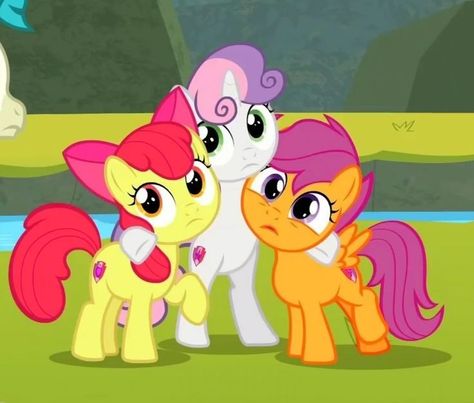 Mlp Trio Pfp, 3 Ppl Pfp, Trio Cartoon Characters, Trios Cartoon Character, Iconic Trios Cartoon, Iconic Trios Female, Cutiemark Crusaders, Iconic Trios, Trio Cartoon