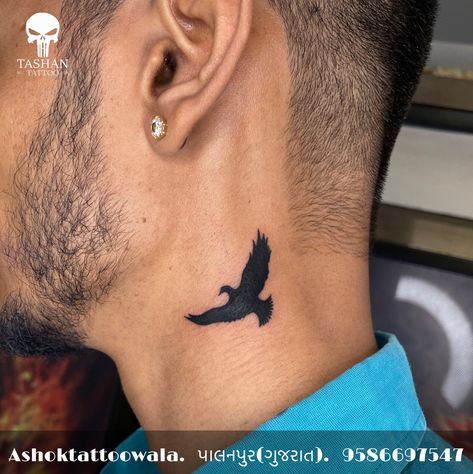 TashanTattoo
AshokTattooWala
S.20. Tirupati plaza
Opp. New bus stand
Near gd modi collage
Palanpur (gujrat)
9586697547
9687533310 Neck Bird Tattoo, Doves Tattoo Design, Side Neck Tattoo For Guys, Tattoo Birds, Tattoo On Neck, Bird Tattoo Men, Dove Tattoo Design, Best Love Pics, Side Neck Tattoo