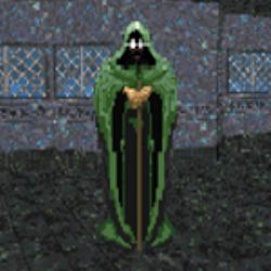 Elder Scrolls Daggerfall, Elder Scrolls, Low Poly, Wizard, Computer, Green, Art