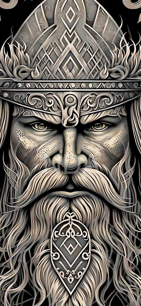 Nordic Art Vikings, Viking Ancestry, Bjorn Vikings, Viking Gods, Vikings History, Norse Art, Viking Wallpaper, Arte Viking, Norse Design