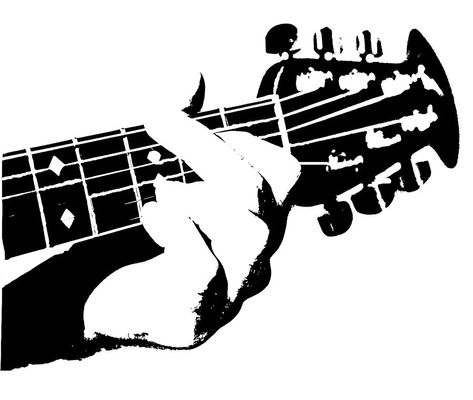 Guitar Stencil, Eminem Drawing, Tatuaje Trash Polka, Music Graffiti, Guitar Clipart, Storyboard Ideas, Cool Stencils, Guitar Drawing, Lino Art