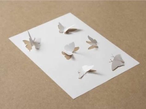 paper-art by Raquel Santos via Slideshare Peter Callesen, Paper Cut Artists, Paper Art Sculpture, Paper Art Design, Paper Butterflies, Art Contest, Paper Cut Art, Kirigami, Paper Cutout