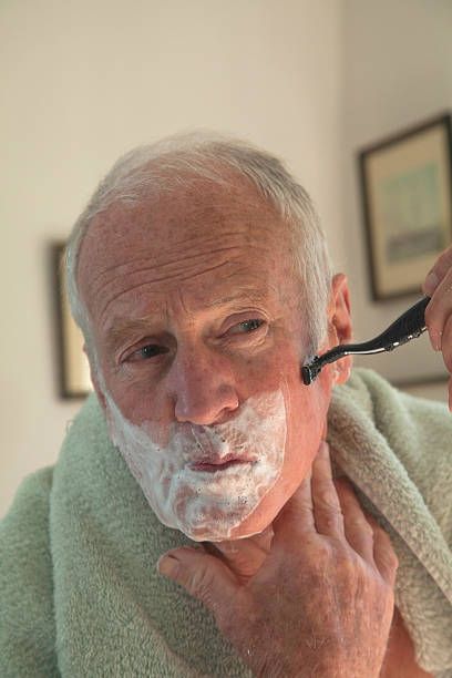 624 Old Man Shaving Photos and Premium High Res Pictures - Getty Images Man Shaving, Mens Shaving, Man Photo, Save Image, Old Man, Old Men, Art Stuff, Barber Shop, Scandal