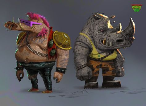 Sean Sevestre on Twitter: "BEBOP AND ROCKSTEADY! 💥 Character paints I did for @TMNTMovie on Woodrow White’s original designs (Last image for his designs) #TMNT #MutantMayhem #visdev https://t.co/JPvTFpW2ZW" / X Rough Animation, Tmnt Mutant Mayhem, Bebop And Rocksteady, Mutant Mayhem, Tmnt Characters, Tmnt Artwork, Ninja Turtles Art, Tmnt Turtles, Concept Art Character