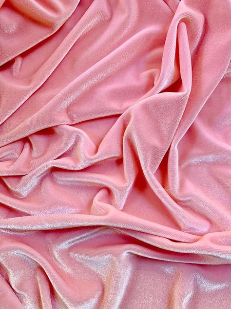 Princess LIGHT PINK Polyester Stretch Velvet Fabric by the image 1 Top Knots, Stretch Velvet, Pink Fabric, Velvet Fabric, Dance Wear, Fabric By The Yard, Light Pink, Angeles, Yard