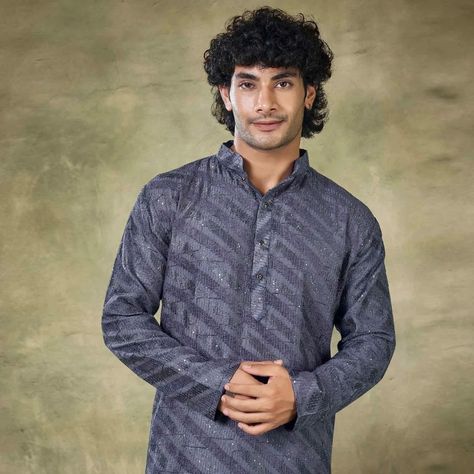 Discover the epitome of comfort and elegance with our Men's Kurta, crafted from pure viscose fabric. Viscose is renowned for its silky smooth texture, breathability, and natural shine, ensuring you look and feel your best on every occasion. www.houseofvardha.in [kurta, fashion, ethnicwear, instagram, indianwedding, mensfashion, instagood, trending, style] #kurta #fashion #ethnicwear #instagram #indianwedding #mensfashion #instagood #trending #style #kurtis #menswear #indianwear #kurtastyle... Kurta Style, Viscose Fabric, Indian Wear, Royal Blue, Indian Wedding, Everyday Wear, Fashion Blogger, Pure Products, Fabric