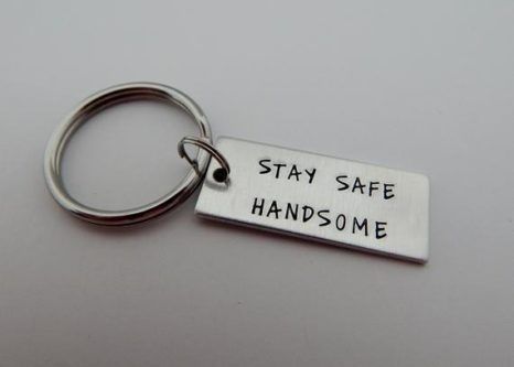 Welcome Back Gifts, Police Gifts, Creative Gifts For Boyfriend, Bf Gifts, Hand Stamped Keychain, Cute Couple Gifts, Relationship Gifts, 20 Gifts