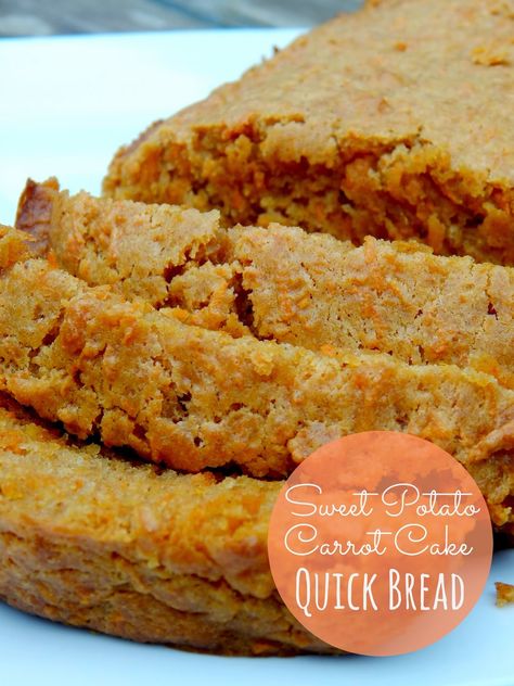 Ally's Sweet and Savory Eats: Sweet Potato Carrot Cake Quick Bread Cake Recipes Simple, Veggie Bread, Sweet Potato Carrot, Carrot Bread, Sweet Potato Bread, Potato Bread, Recipes Simple, Potato Cakes, Bread Recipes Sweet