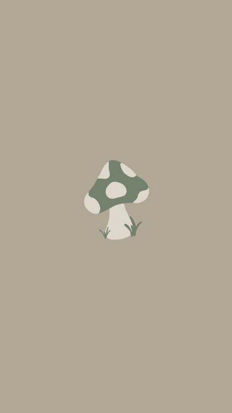 green mushroom Mushroom Wallpaper Aesthetic, Mushroom Background, Cottagecore Wallpaper, Mushroom Wallpaper, Mushroom Drawing, Wallpaper Doodle, Simple Phone Wallpapers, Hippie Wallpaper, Cute Simple Wallpapers