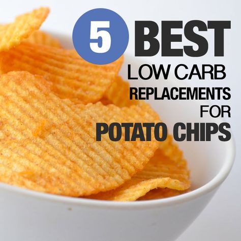 5 Best Low Carb Replacements for Potato Chips Carb Replacements, No Carb Chips, Low Carb Potatoes, Cooking Steak, Low Carb Chips, Easy Low Carb Snacks, No Carb Recipes, Low Carb Low Sugar, Low Carb Appetizers