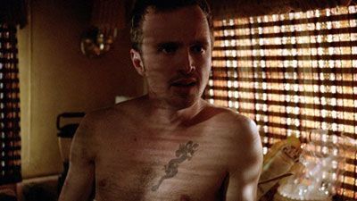 jesse dragon tattoo Breaking Bad Tattoo, Aaron Paul, Love My Man, Jesse Pinkman, Dragon Tattoo, Breaking Bad, Trivia, Tattoos