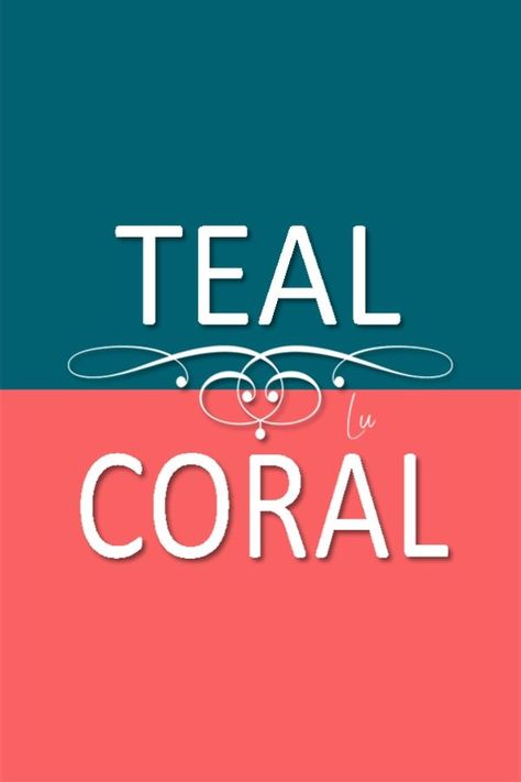 Teal And Coral Color Palette, Teal Coral Color Palette, Coral And Green Color Palette, Colors That Go With Teal, Coral And Teal Bedroom, Small Garden Party Ideas, Hall Colours, Teal Colour Scheme, Coral Color Combinations