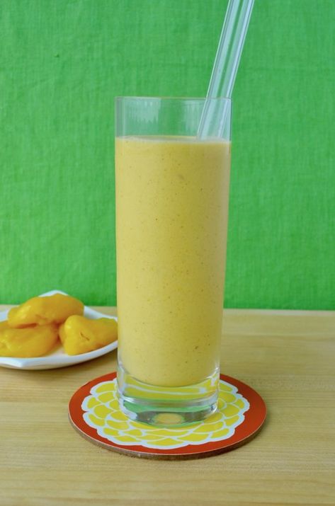 Michelle Dudash's recipe for a Jackfruit Smoothie Jackfruit Smoothie, Try It, Glass Of Milk, Smoothie, Clean Eating, Drinks, Health