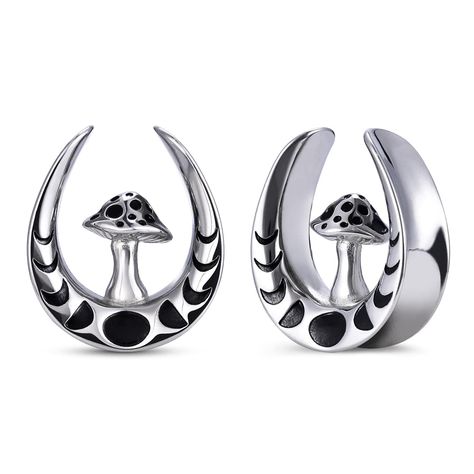 PRICES MAY VARY. The design is made from stainless steel, stainless steel jewelry is popular among those who may have metal allergies. Gauge: 0G(8mm), 00G (10mm), 1/2″(12mm), 9/16″(14mm), 5/8″(16mm), 3/4″(19mm), 7/8″(22mm), 1″(25mm), It's the wearable part size. Please choose the suitable size when placing the order. Package:You will receive a pair of same size and same color ear plugs. Shipped with good gift box. It is a best gift for graceful lady ,attractive man or treat for yourself. 3-Level Small Gauges, Dangle Plugs, Ear Gauges Plugs, Ear Hangers, Ear Tunnels, Body Jewelry Piercing, Tunnels And Plugs, Ear Gauges, Form Design