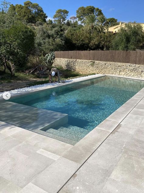 Rectangle Pool, Dream Backyard Pool, Swimming Pool Architecture, Pools Backyard Inground, Pool Remodel, Pool Landscape Design, Small Pool Design, Backyard Pool Landscaping, Modern Pools