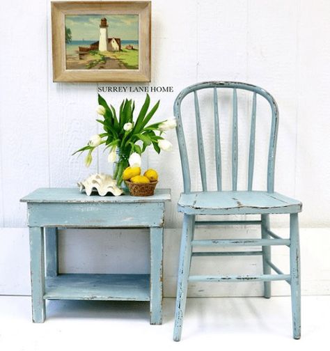 Light Blue Paint Colors, Annie Sloan Furniture, Annie Sloan Colors, Annie Sloan Painted Furniture, Blue Painted Furniture, Blue Chalk Paint, Light Blue Paints, Painted Furniture Colors, Annie Sloan Paints