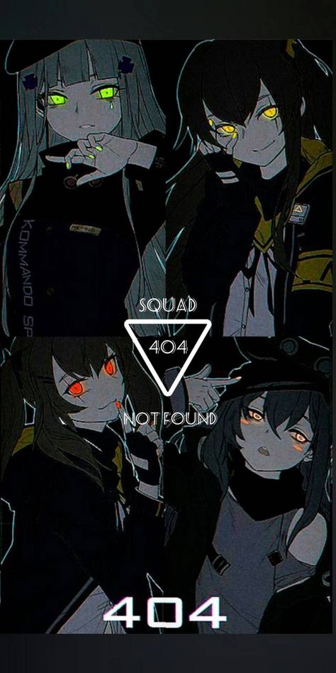 Download GFL Squad 404 wallpaper by KiteXiroh - 35 - Free on ZEDGE™ now. Browse millions of popular 404 Wallpapers and Ringtones on Zedge and personalize your phone to suit you. Browse our content now and free your phone Eyes Ideas, Girls Frontline, Not Found, Wallpapers, Frame, Hair, Anime, Design