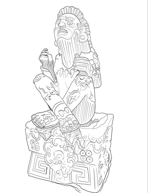 Aztec Tattoos Sleeve, Aztec Tattoos, Tattoos Sleeve, Sleeve Tattoos, Humanoid Sketch, Tattoos, Quick Saves, Art