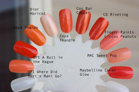 Circus Peanuts, Coral Nail, Coral Nail Polish, Crps Awareness, Nail Appointment, Orange Nail Polish, Orange Nail, Coral Nails, Orange Is The New Black