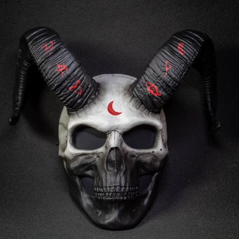 Another custom painting of the mask #horns #cosplay #cosplayukraine #mask #handmade #skull #anotherfacecraft Horns Cosplay, Chill Clothes, Custom Painting, Chill Outfits, April 29, The Mask, Custom Paint, Ghost, Mask