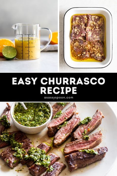 Churrasco Steak Recipe, Churrasco Recipe, Mojo Marinade, Spicy Fish Tacos, Campfire Fun, Marinated Skirt Steak, Steak Grilled, Grilled Steak Recipes, Perfect Steak