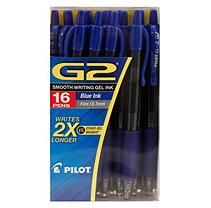 Pilot - G2 Gel Roller Ball, Retractable, Fine, Blue - 14 Pens [CLUB] G2 Pens, Pilot G2 Pens, Comfort Box, Fine Point Pens, Blue Gel, Gel Ink Pens, Enjoy Writing, Roller Ball, Rollerball Pen