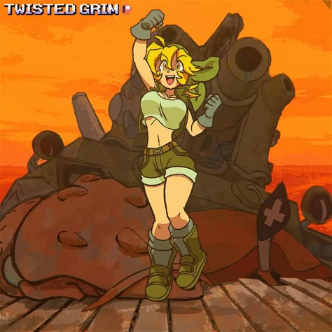 Metal Slug Characters, Cool Animations Gif, Gif Pixel Art Animation, Drawstring Jeans, Metal Slug, Arte 8 Bits, Cool Pixel Art, Pixel Art Design, Animation Reference