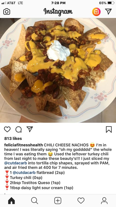 Ww Nachos, Felicia Fitness Health Recipes, Felicia Keathley, Ww Chili, Chili Cheese Nachos, Ww Appetizers, Cheese Nachos, Weight Watchers Food Points, Weight Watchers Menu