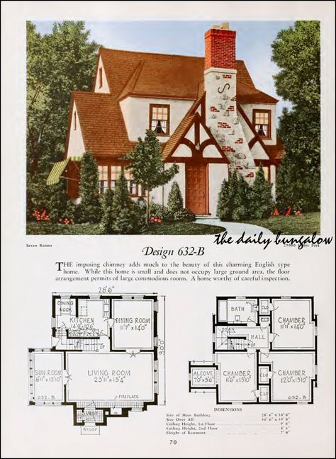 1920::National Plan Service | by Daily Bungalow Vintage Floor Plans, Sims 4 House Building, Sims 4 House Plans, Rumah Minecraft, Bloxburg Room, Layout Bloxburg, Vintage House Plans, Sims 4 House Design, Sims Building