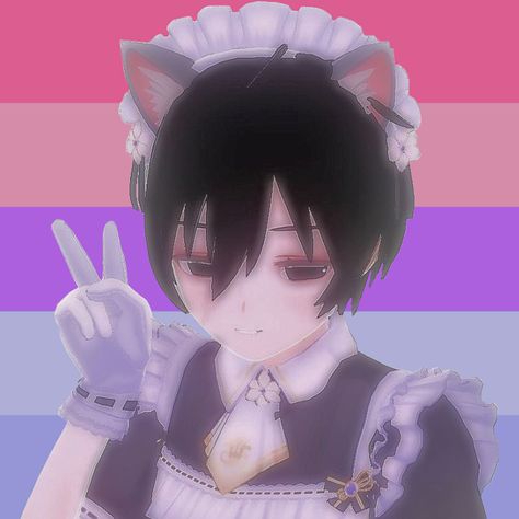 Vr Anime, Anime Cat Boy, Anime Maid, Maid Outfit, Cat Boys, Hello Kitty Iphone Wallpaper, Cat Icon, Picture Icon, Gothic Anime