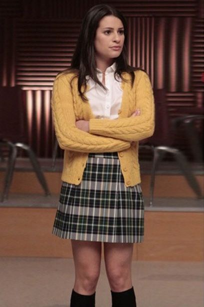 Glee Rachel Berry Style, Gay Halloween Costumes, Lea Michele Glee, Lea Michelle, Librarian Chic, Glee Fashion, Rachel Berry, Glee Cast, Lea Michele