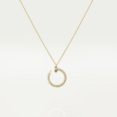 CRB7224896 - Juste un Clou necklace - Yellow gold, diamonds - Cartier Fall Wishlist, Winter Wishlist, Cartier Gold, Cartier Necklace, Brilliant Cut Diamond, Necklace Gold, Cartier, Diamond Cuts, Gold Necklace