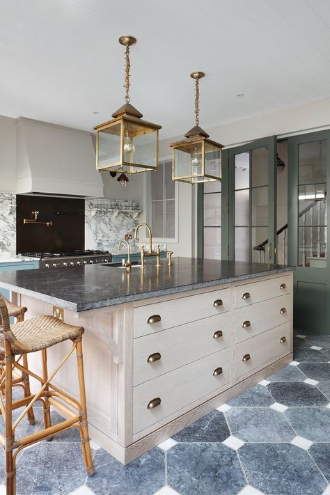 The Bowery — Ham Interiors Ham Interiors, London Terrace House, Kitchen Island Cabinets, Online Consultation, Hampton House, Affordable Interior Design, County House, Cup Handles, Country Style Homes