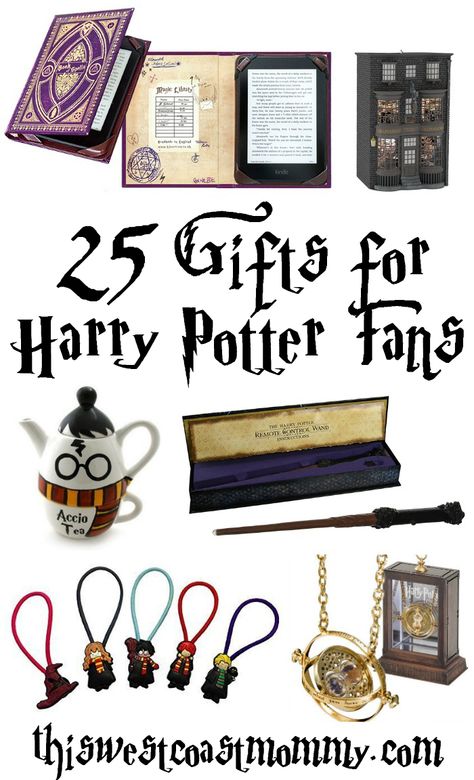 If you have a Harry Potter fan on your list, check out these 25 unique gift ideas! Hp Gift Ideas, Harry Potter Christmas Gift Ideas, Harry Potter Must Haves, Harry Potter Present Ideas, Harry Potter Birthday Gifts, Harry Potter Gift Ideas Diy, Gifts For Harry Potter Fans, Harry Potter Gift Ideas, Harry Potter Themed Gifts