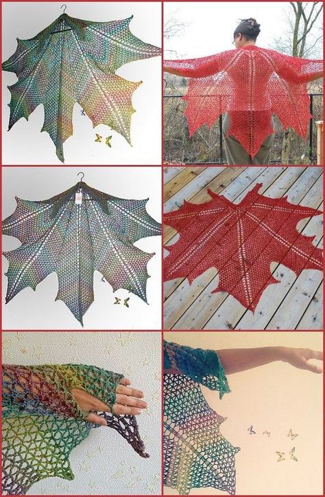 Free Crochet Shawl Patterns, Leaf Shawl, Crochet Shawl Patterns, Poncho Au Crochet, Beau Crochet, شال كروشيه, Confection Au Crochet, Crochet Shawl Pattern Free, Crochet Shawls And Wraps