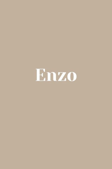 Enzo - Baby Name - Names That Start With E Enzo Name, Baby Name, Baby Names