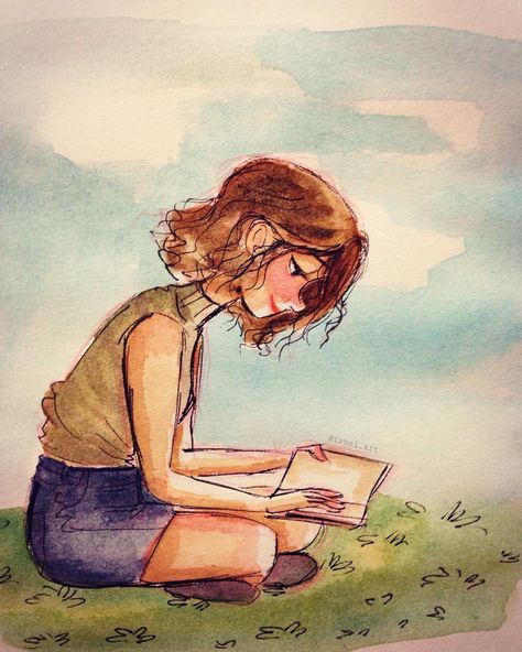 Reading Books Illustration, Bookshelf Art, Girl Reading Book, Observational Drawing, Reading Art, Book Drawing, Girl Reading, Girls Cartoon Art, Book Art Drawings