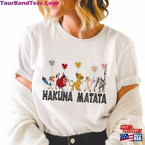 Hakuna Matata Shirt Disney Family Trip Sweatshirt T-Shirt Check more at https://tourbandtees.com/product/hakuna-matata-shirt-disney-family-trip-sweatshirt-t-shirt/ Disney Family Trip, Hakuna Matata Shirt, Family Disney Trip, Shirt Designs For Men, Run Disney, Disney Family, Family Trip, Top Trending, Quality T Shirts