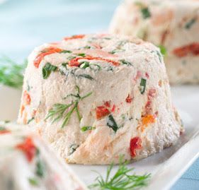 Salmon Mousse with Dill Salmon Mousse Recipe, Salmon Mousse Recipes, Salmon Mousse, Creamy Salmon, Unflavored Gelatin, The Country Cook, 70s Party, Seafood Appetizers, Cold Appetizers