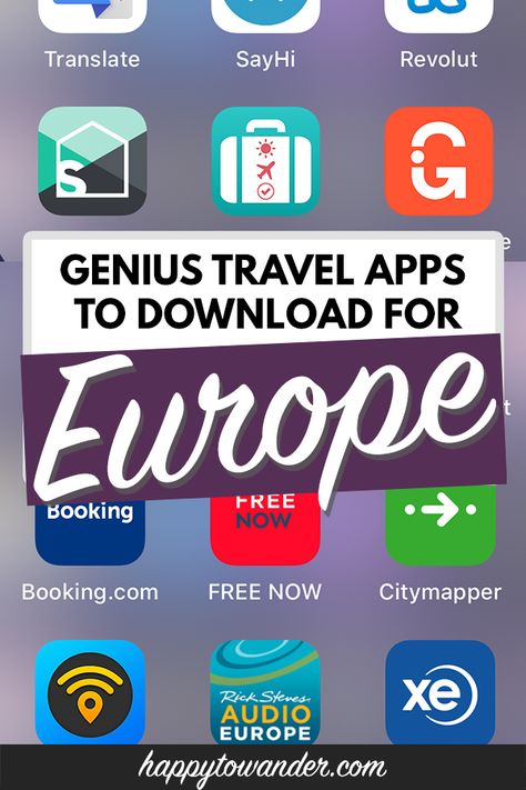 The BEST Travel Apps for Europe 2020: Must-Download Apps for Europe Travel! Best Travel Apps, Travel Apps, Trip To Europe, Europe Itineraries, International Travel Tips, Voyage Europe, European Destinations, Europe Trip, Europe Travel Guide