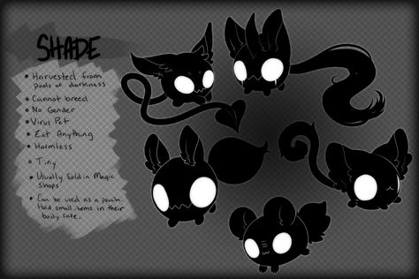 OPEN SPECIES = FREE TO MAKE Halite These dog like thing has rock salt horns and has the ability to keep a bubble of water on their body. The bubble on the body can be moved around and ... Shade Creature, Open Species Reference Sheet, Open Species, Shadow Creatures, Cute Fantasy Creatures, Creature Drawings, Concept Art Drawing, Fantasy Creatures Art, Mythical Creatures Art