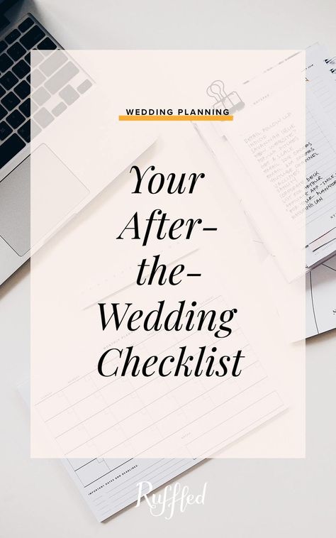 What to do AFTER the wedding! Get everything done post wedding here! #weddingtips Marriage Checklist, Indigo Wedding, Wedding To Do List, Wedding Thanks, After The Wedding, Wedding Planning Timeline, Colorado Wedding Photography, Sage Green Wedding, After Marriage